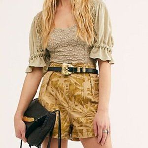 FREE PEOPLE High Rise Utility Shorts NWOT
